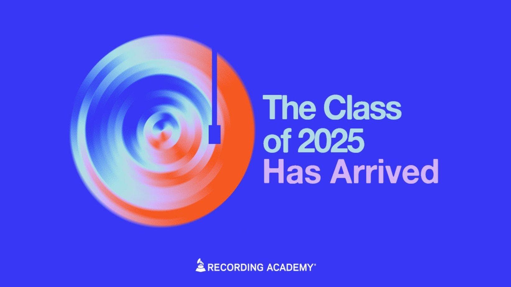 Recording Academy 2025 New Member Class announcement