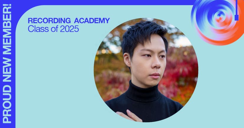 Han Chen invited to be voting member of Recording Academy 2025 New Member Class